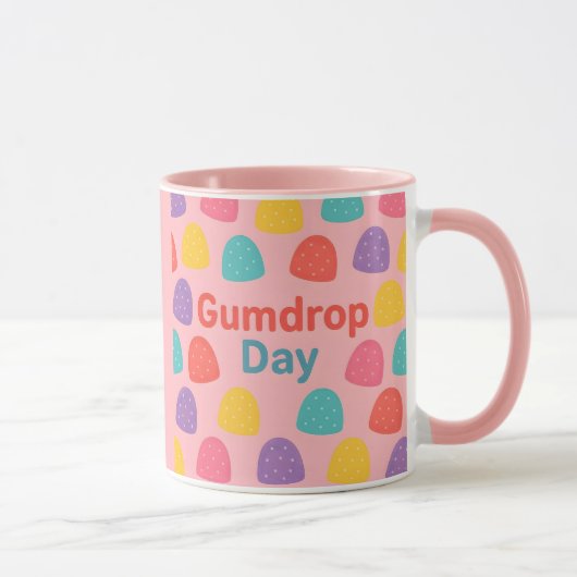 Roze Gumdrop Day Combo Mok (Rechts)