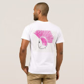 Roze haar t-shirt (Achterkant volledig)