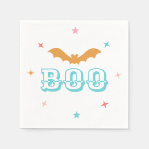 Roze Halloween Boo Papier servet