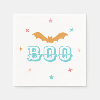 Roze Halloween Boo Papier servet