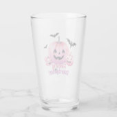 Roze Halloween Glas (Achterkant)