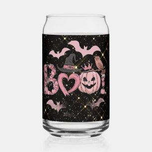 Roze Halloween Glazen Can Wrap - Griezige Cute Gee