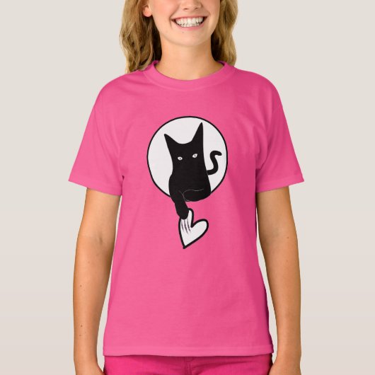 Roze Halloween Kinder T-shirt (Voorkant)