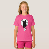 Roze Halloween Kinder T-shirt (Voorkant volledig)