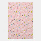 Roze Halloween Kitchen Towel Theedoek (Verticaal)