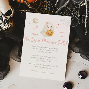 Roze Halloween Kleine Boe Hoe Groot Is Mama's Buik