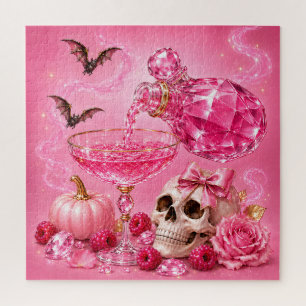 Roze Halloween Meisjes Nacht Boo Ze Cocktail Par Legpuzzel