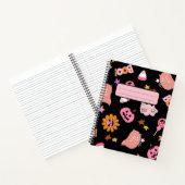Roze Halloween Notitieboek (Binnen)