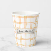 Roze Halloween Spider en web Papieren Bekers (Achterkant)