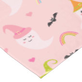 Roze Halloween Spooky Cute Ghost Tablecloth Tafelkleed (Gekanteld)