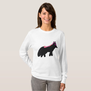 Roze Halloween vossenkostuum T-shirt