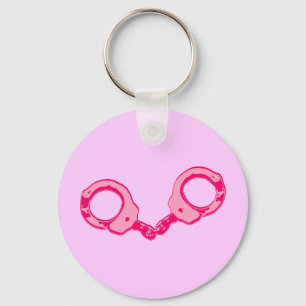 Roze Handcuffs Sleutelhanger