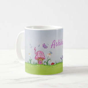  roze handdoeken op een persoonlijke bok koffiemok