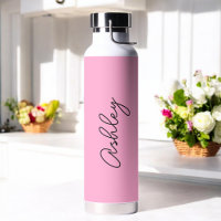 Roze handgeschreven tekst Elegant