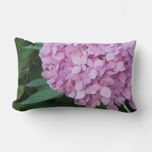 Roze handleiding Hydrangea Lumbar Pillow Kussen