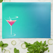 Roze handstaarthanddoeken theedoek (Gevouwen)