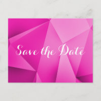 Roze handtekeningen opslaan het Briefkaart Datum
