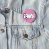 Roze Happy Birthday Button (In situ)