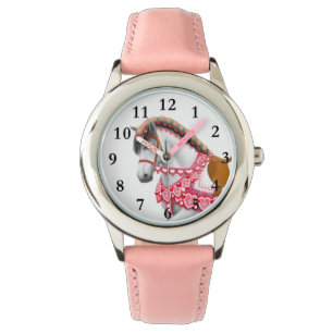 roze hardeparade Horse Kinder Watch Horloge
