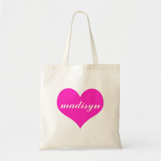 Roze hart Aangepast budget Tas