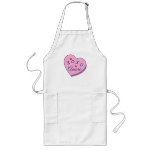 Roze Hart Amore XOXO Valentijnsdag Schort