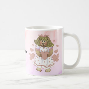 roze hart Betsy Bear mok