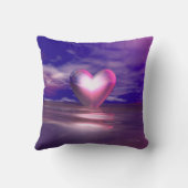 Roze hart drijvend kussen (Achterkant)