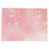 Roze hart groot cadeauzakje (Achterkant)