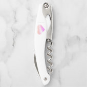 roze hart kurkentrekker (Achterkant)