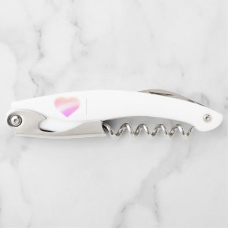 roze hart kurkentrekker