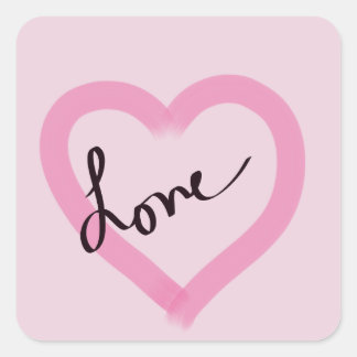 roze hart liefde Sticker