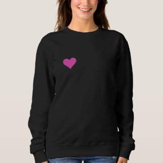 Roze Hart Liefde Sweatshirt – Stijlvolle Kunst Hoo