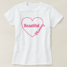 Roze Hart Mooi Mam