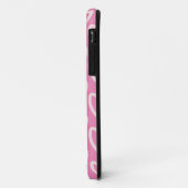 Roze hart past Hoesje-Mate iPhone Case aan (Achterkant/links)