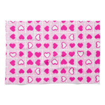 Roze Hart Pastel Leuke Vierkanten