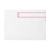 ROZE HART QUILT 1 "x7.25" Echt brede labels (Achterkant)