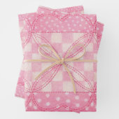ROZE HART QUILT Flat Sheet Wrapping Paper (In situ)