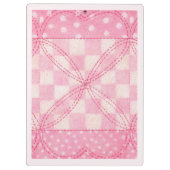ROZE HART QUILT Klembord / roze (Achterkant)