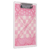 ROZE HART QUILT Klembord / roze (Rechts)