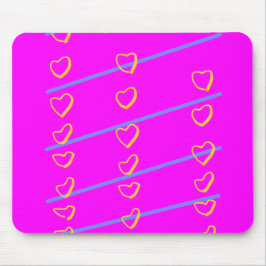 Roze Hart Scroll Muismat