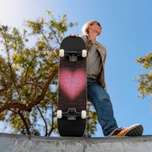 Roze Hart Skateboard