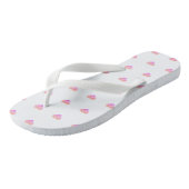 roze hart teenslippers (Schuin)