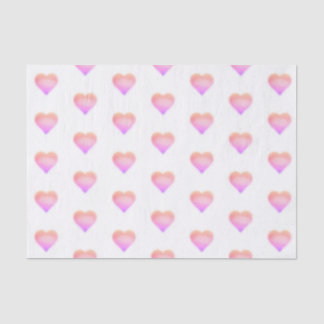 roze hart tissuepapier