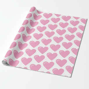 Roze Hart Valentijnsdag Patroon Cadeau Cadeaupapier