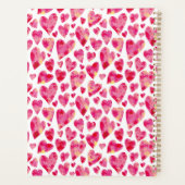Roze hart voor meisjes 2024 planner (Achterkant)