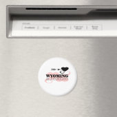 Roze Hart Wyoming Magneet (Insitu (Vaatwasser))