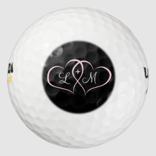 Roze harten Aangepaste Golf Balls Golfballen