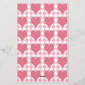 Roze harten briefpapier (Achterkant)