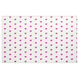 Roze Harten Custom Polyester Weave Fabric Stof