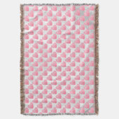 Roze harten deken (Voorkant Verticaal)